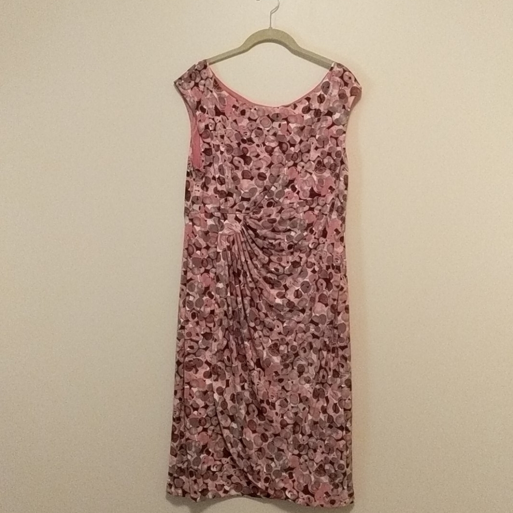 Lisa Pink Abstract Dress
